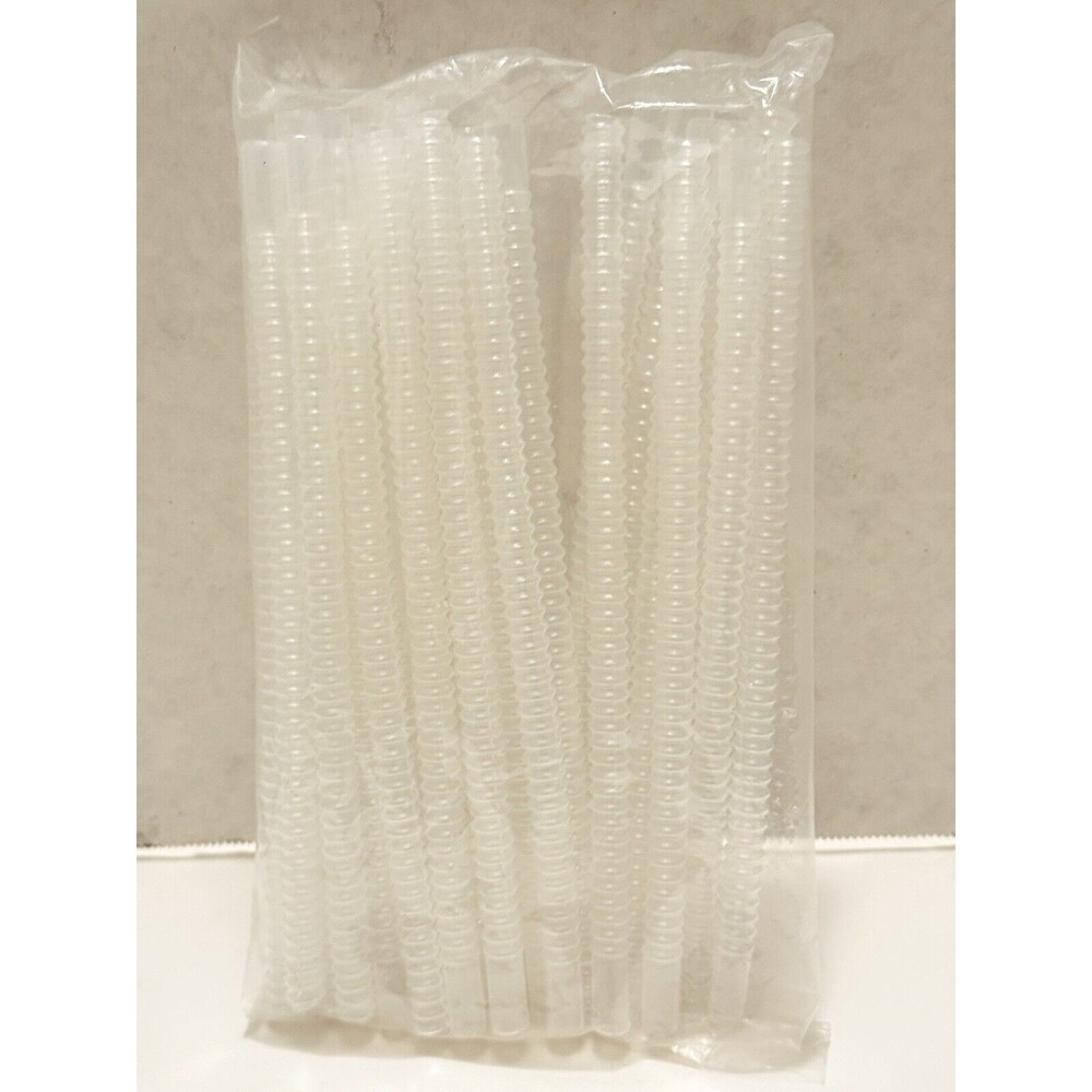 30 Pack Bendable Clear Plastic Straws 9 Inch Long Flexible Straws New In Package